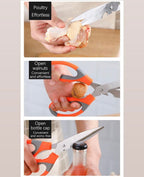 Stainless Steel Vegetable Cutting Scissors