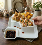 2-in-1 Snack & Dip Plate