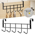 5-Hook Stainless Steel Over-Door Hanger