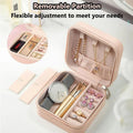 Mini Leather Travel Jewelry Organizer