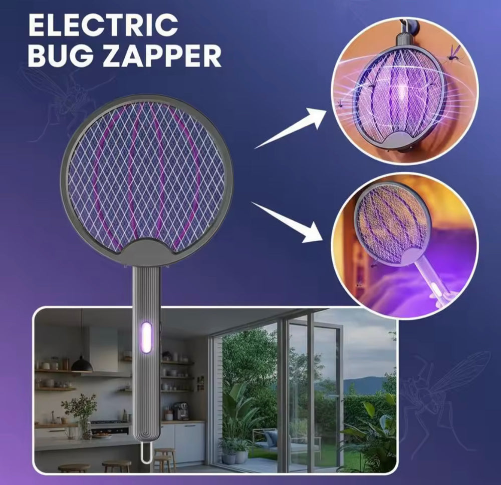 Foldable Rechargeable Electric Mosquito Swatter
