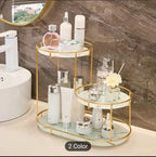 Luxury 3-Layer Cosmetic Organizer for Makeup Storage