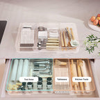 Clear Makeup Drawer Organizer – Shallow Vanity Storage Tray