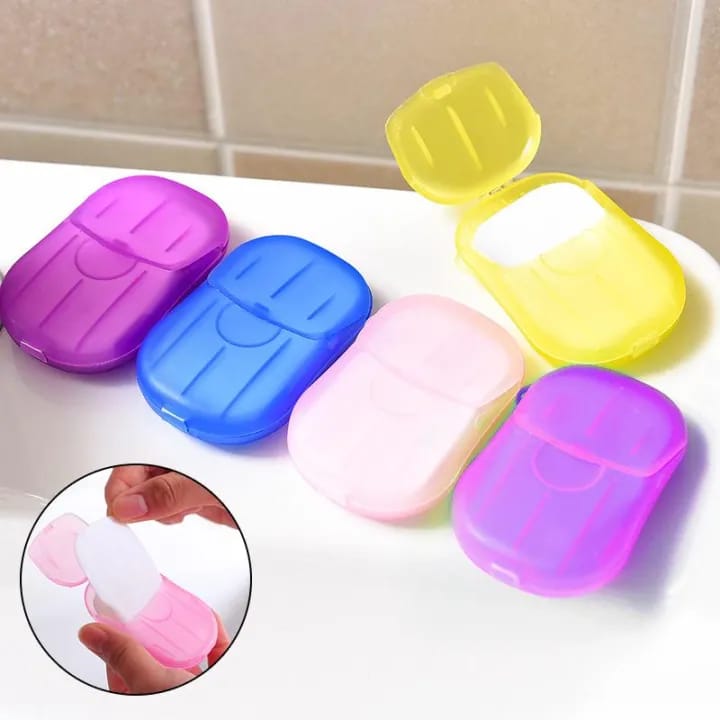 Portable Disposable Soap Paper Sheets