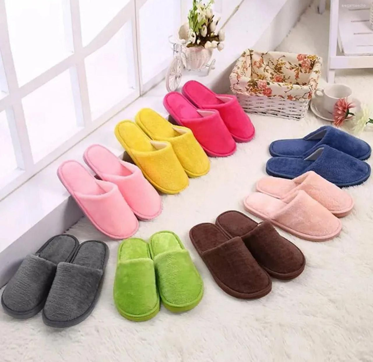 Soft Cotton Slippers for Men and Women
