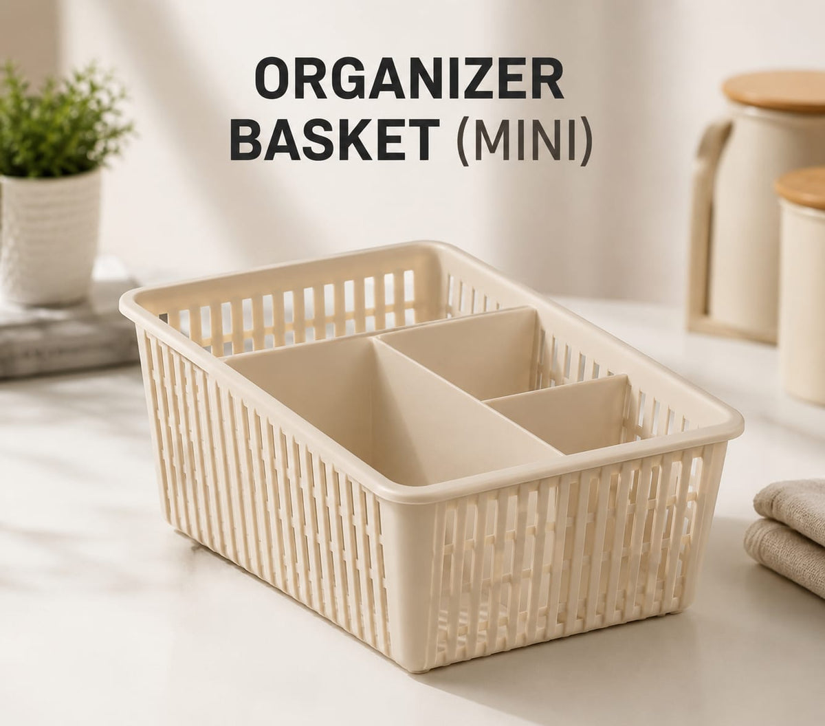 Mini Storage Organizer Basket