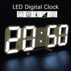 3D LED Digital Wall Clock