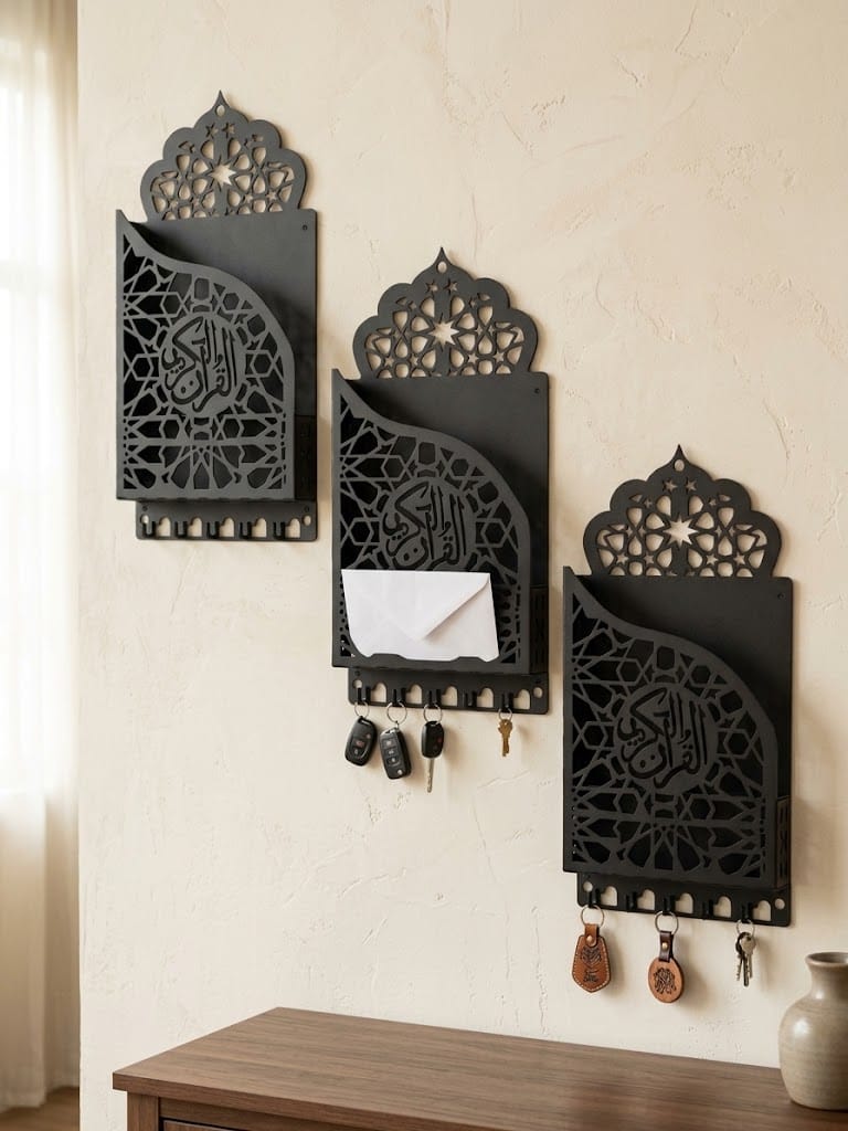 Wall-Mounted Quran Box with Hanger