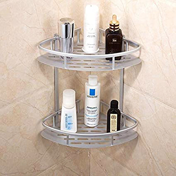 Aluminum Wall Corner Shelf – Space-Saving Organizer