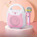 Kids Karaoke Speaker with Wired Microphone