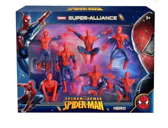 7-Piece Superhero Action Figure Set