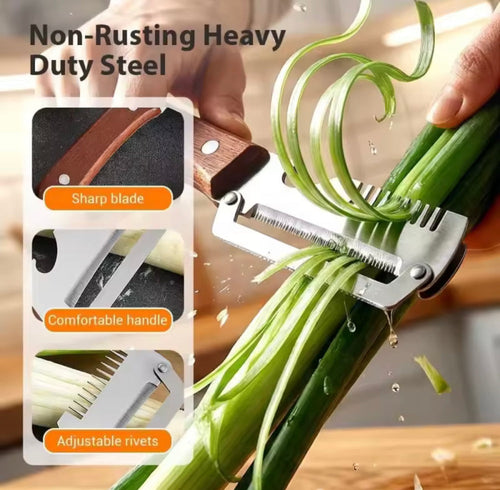 3-in-1 Vegetable Peeler & Slicer