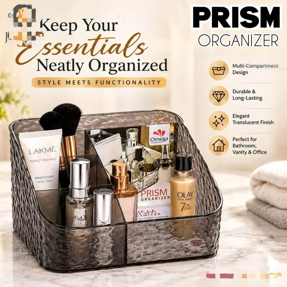 Prism Makeup Skincare Organizer Box