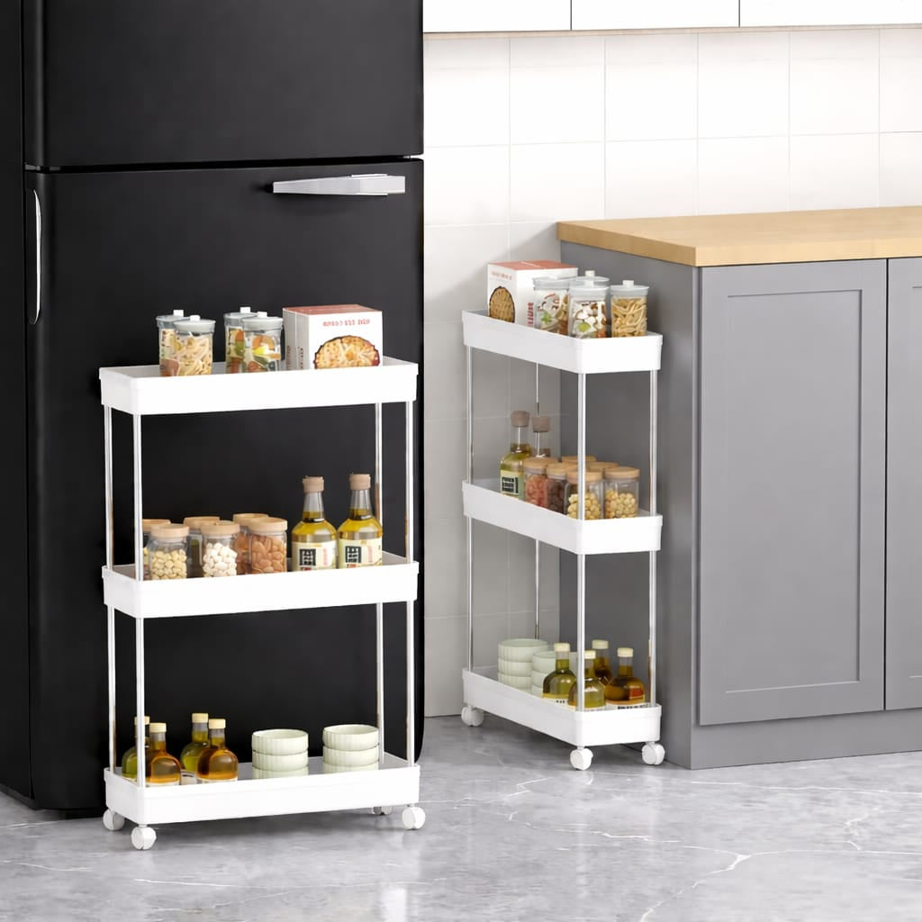 4-Tier Smart Storage Trolley