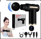 5-in-1 Electric Massage Gun with 4 Heads