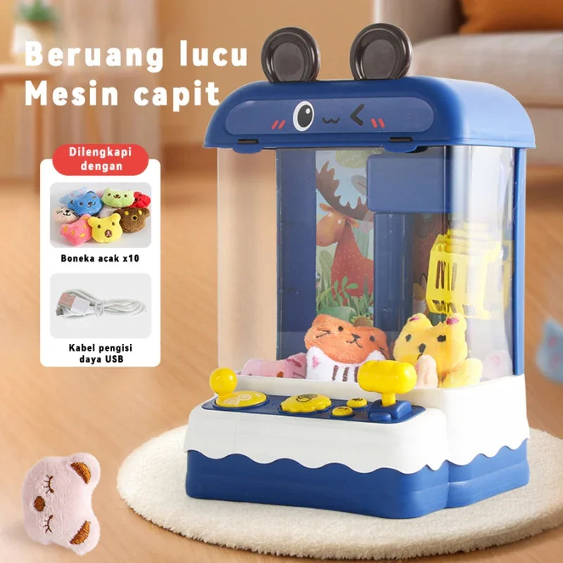 Mini Rabbit Claw Machine Toy with Lights