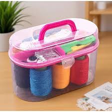 Plastic Sewing Kit Box